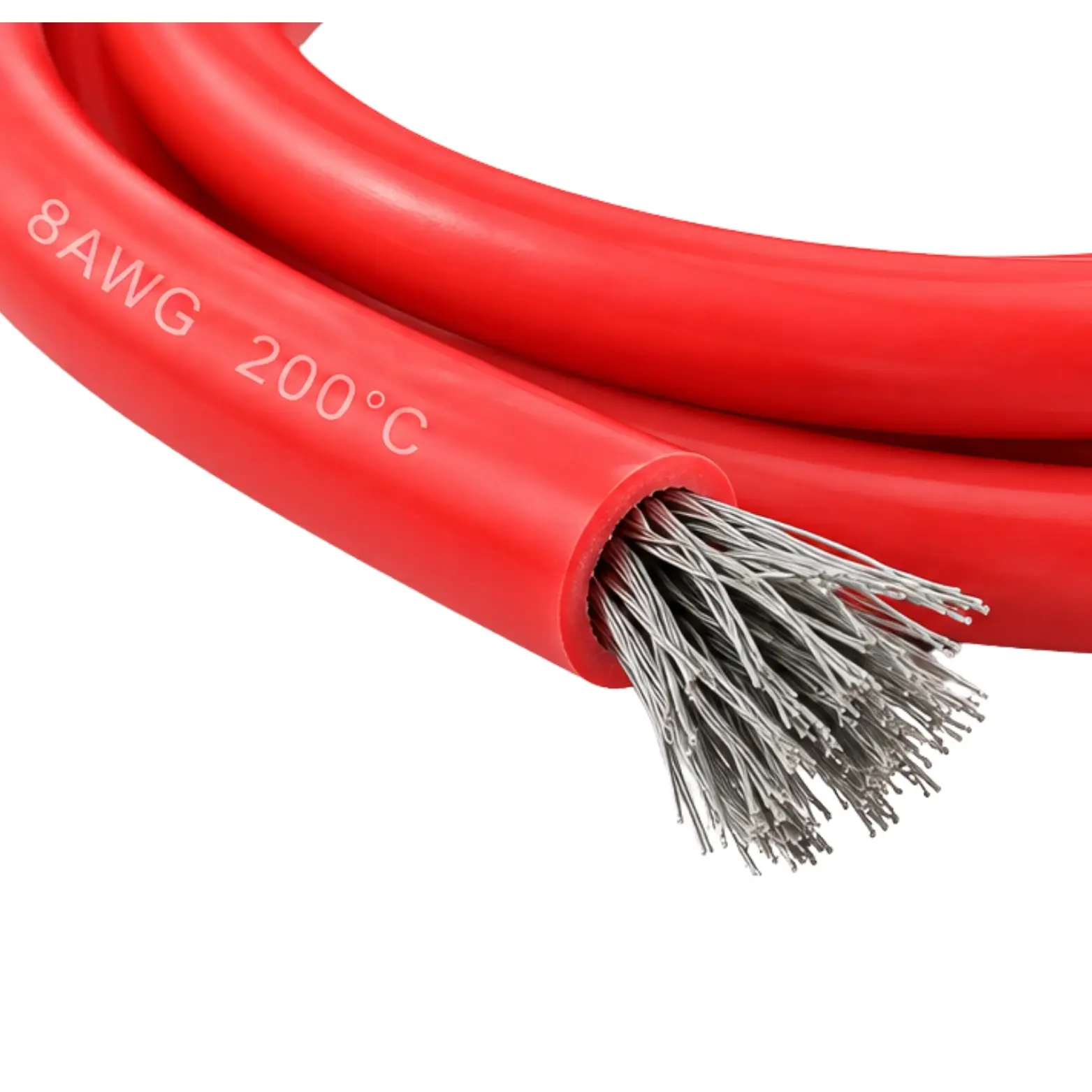 SILICONE WIRE 8AWG RED - Image 2